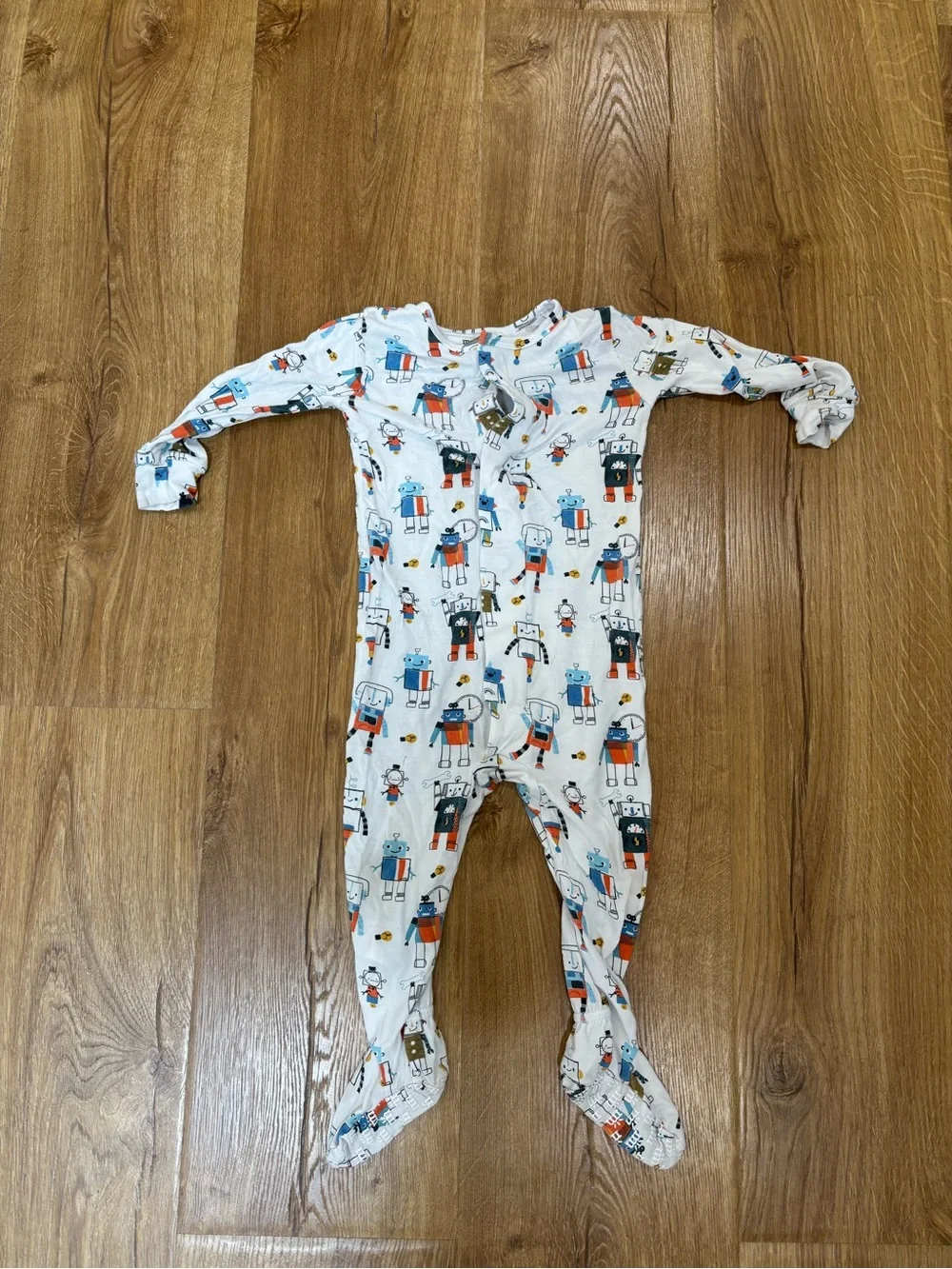 Magnetic Me Robot Bamboo Onesie